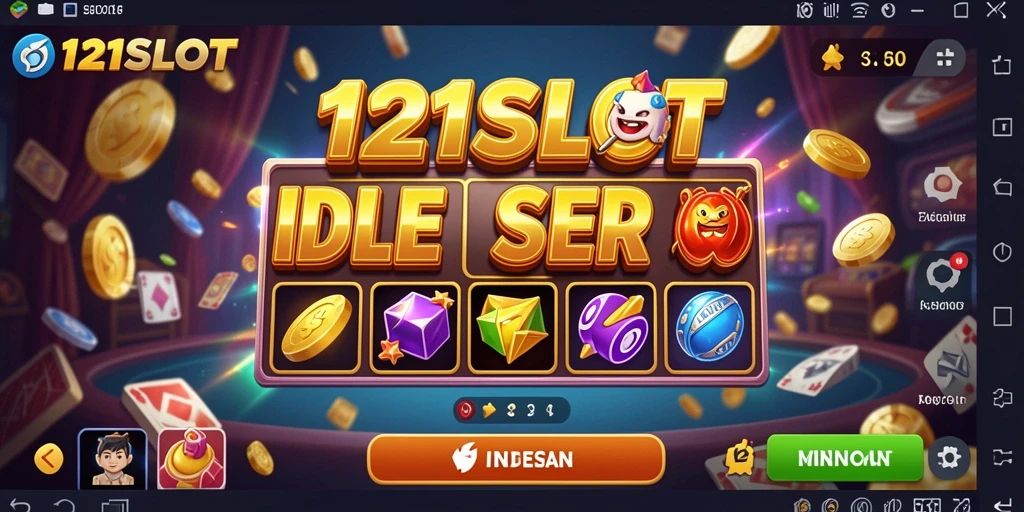 Screenshot gameplay menampilkan momen seru dari permainan Idle 1121SLOT.