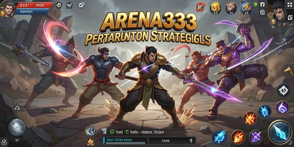 Screenshot menampilkan aksi pertempuran dalam <strong>ARENA333</strong> yang intens.