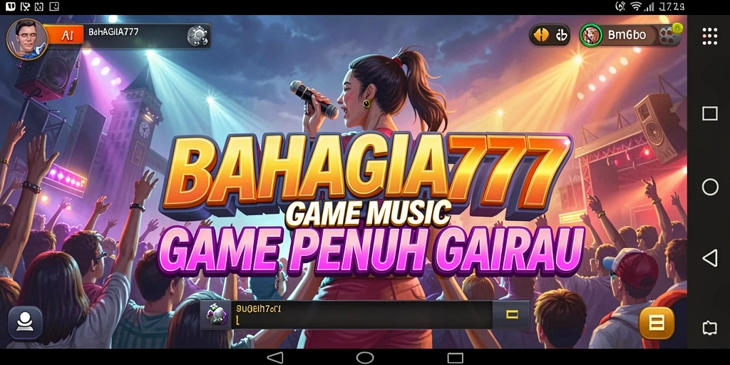 Tampilan gameplay <strong>BAHAGIA777</strong> yang dinamis dan penuh warna.