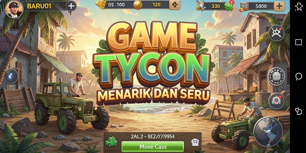 Tampilan gameplay BARU01 yang penuh warna dan menarik.