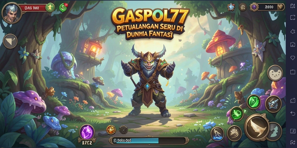 Tampilan menakjubkan dari dunia petualangan GASPOL77 yang luas.