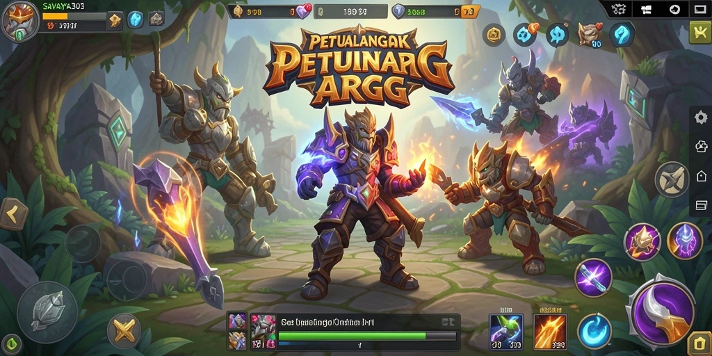 Tampilan gameplay menakjubkan dari SAVAYA303 dalam pertarungan ARPG.