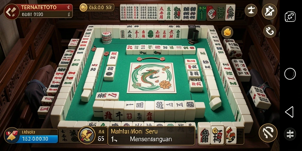 Screenshot utama TERNATETOTO menampilkan gameplay Mahjong yang seru.