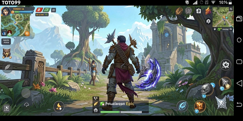 Tangkapan layar dari gameplay TOTO99 yang menakjubkan di dunia terbuka.