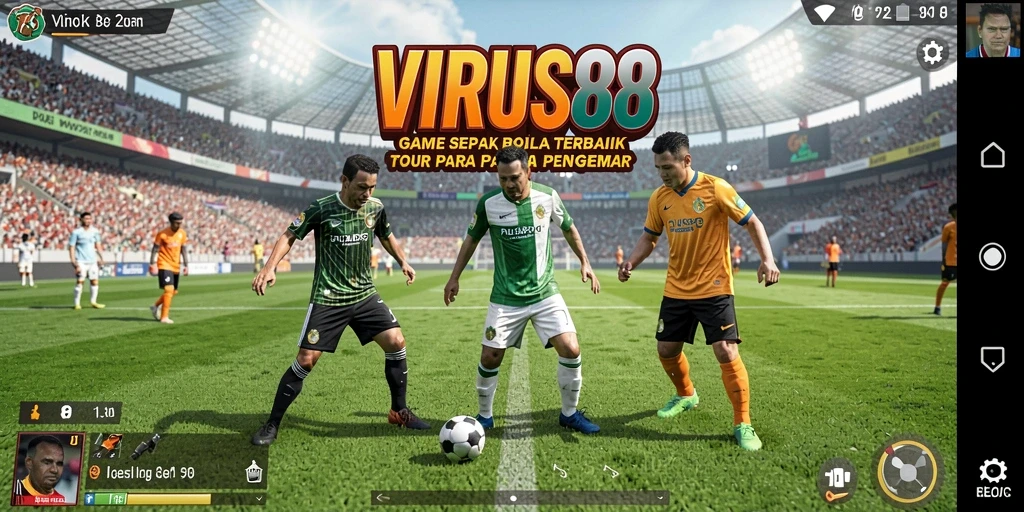 Tampilan gameplay VIRUS88 yang menegangkan dan interaktif.